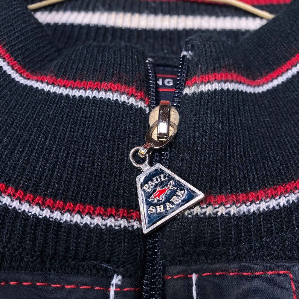 Paul & Shark Jacket Yachting World Yachting Cup Wool Zip Cardigan Mens XL - Picture 4 of 9